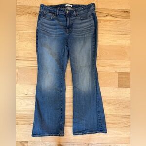 Madewell jeans size 14W curvy vintage flare
